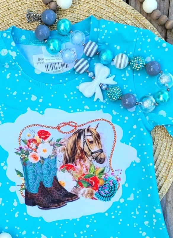 Boots and Horses Shirt - Miss Thangz