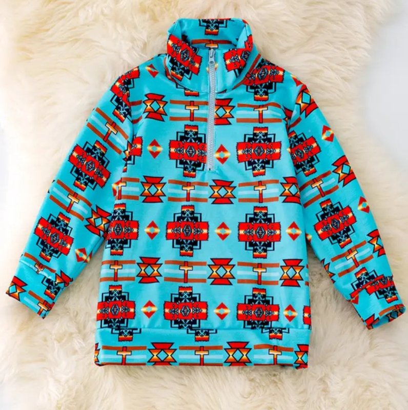 Bright Blue pull over - Miss Thangz