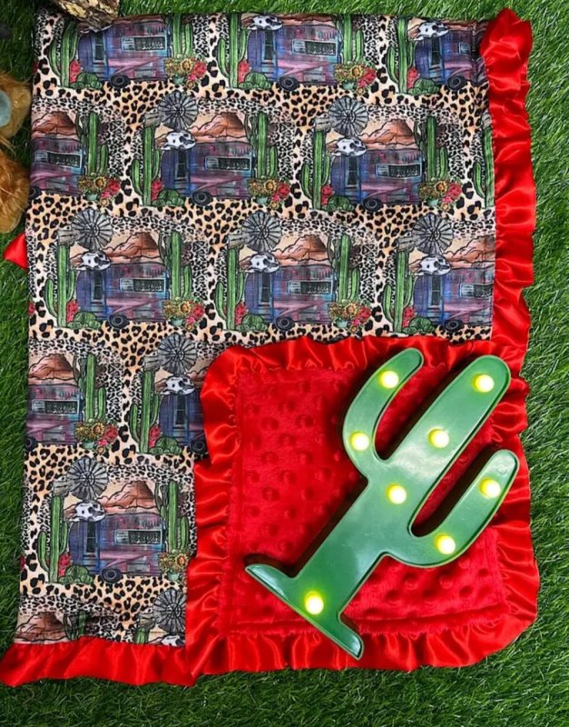 Western Leopard Blanket - Miss Thangz