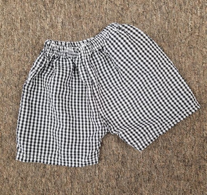 Black and white checked shorts - Miss Thangz