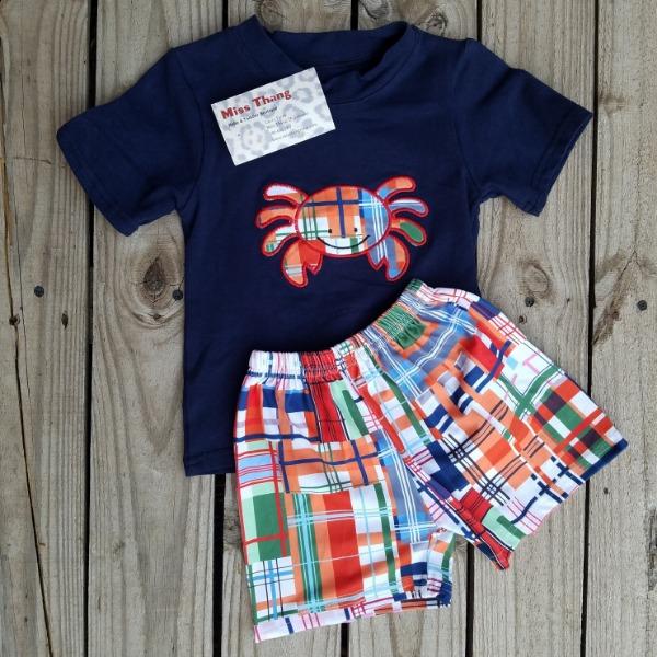 Boys 2 piece crab set - Miss Thangz