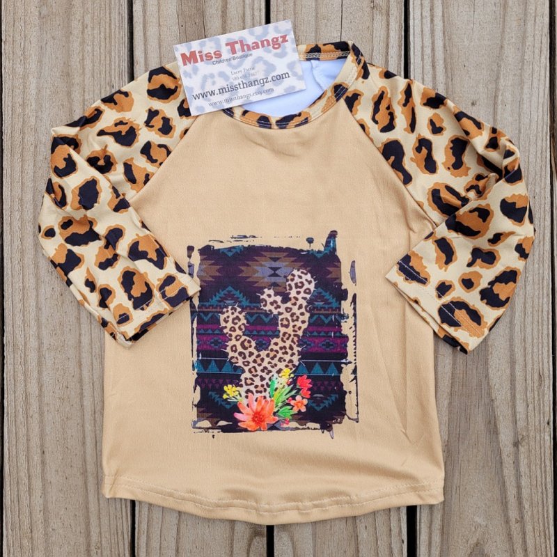 Cactus Leopard Shirt - Miss Thangz