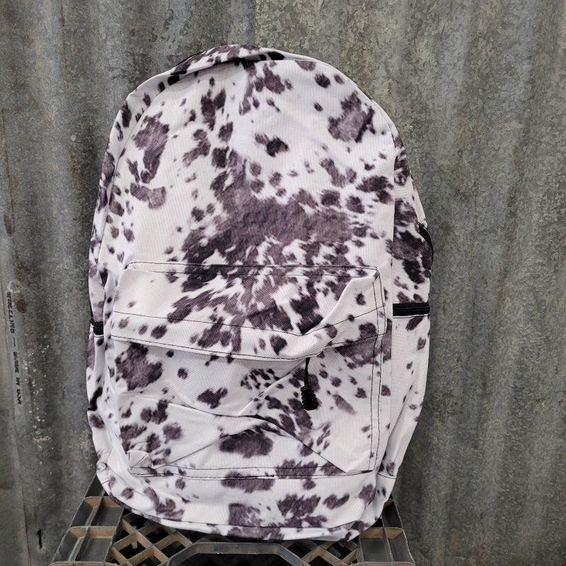 Cow print backpack - Miss Thangz