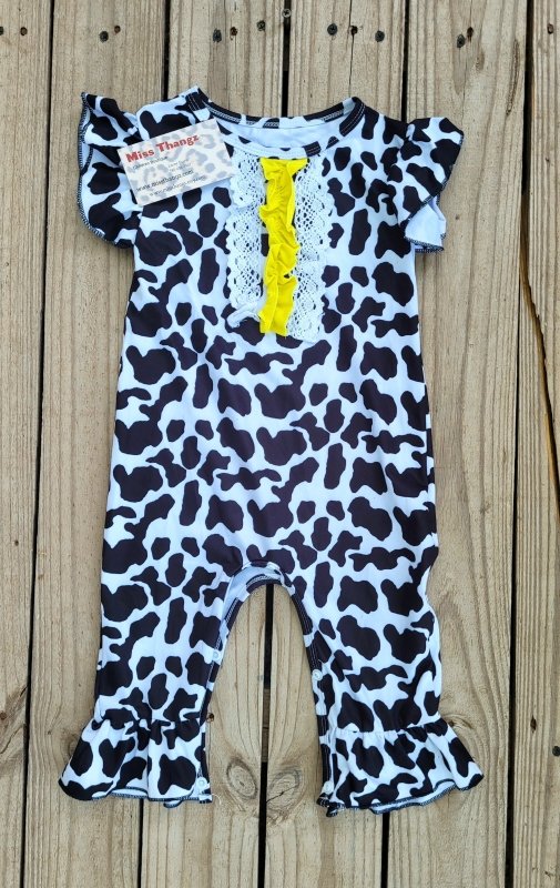 Cow Romper - Miss Thangz