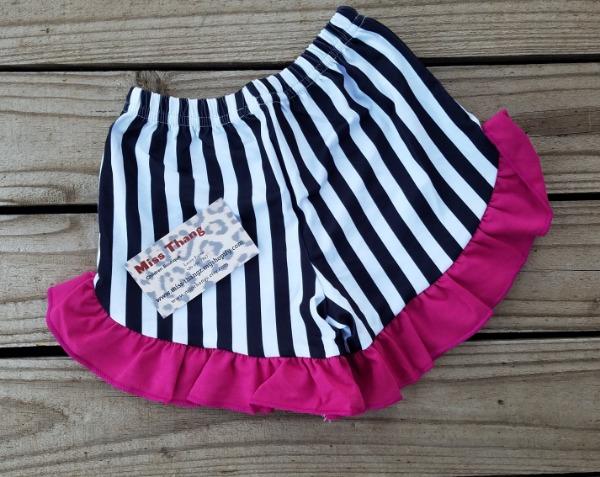 Girls Striped shorts - Miss Thangz