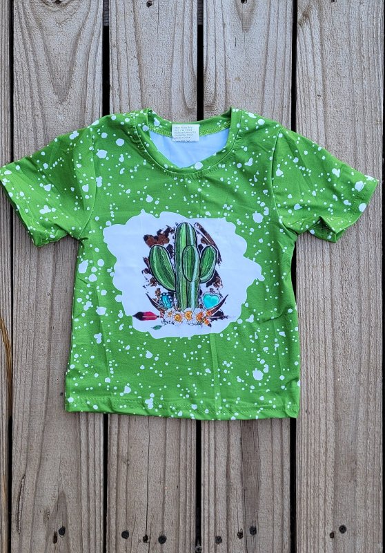 Green Cactus Toddler Shirt - Miss Thangz