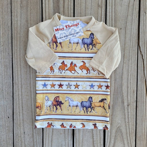 Horse Atzec Shirt - Miss Thangz