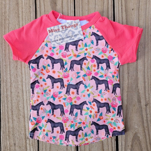 Horse Pink Shirt - Miss Thangz
