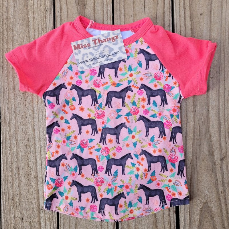 Horse Pink Shirt - Miss Thangz