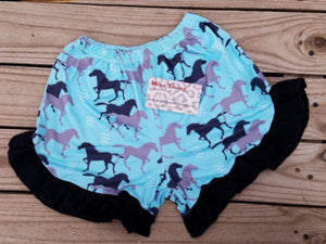 Horse Ruffle shorts - Miss Thangz