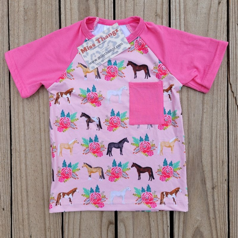 toddler girl horse shirt