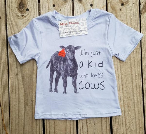 Kid cow toddler Shirt - Miss Thangz
