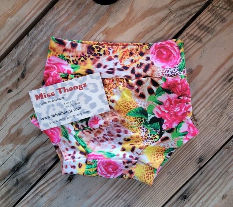 leopard and floral bummies-c - Miss Thangz
