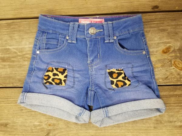 Leopard patch shorts - Miss Thangz