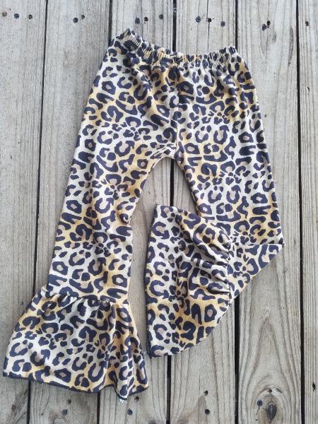 Leopard Ruffle Pants - Miss Thangz