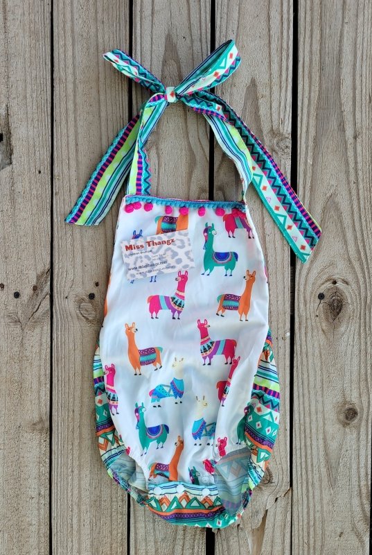 Llama Romper - Miss Thangz