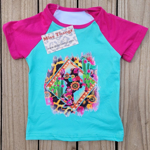 Mint Horse bucking Shirt - Miss Thangz