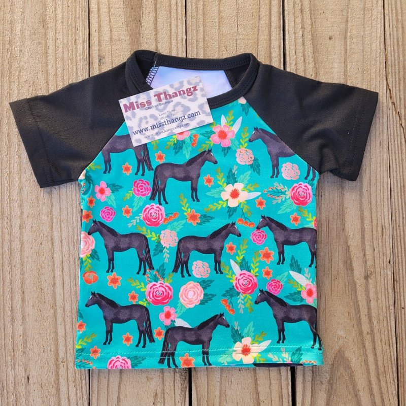 Mint Horse Shirt - Miss Thangz