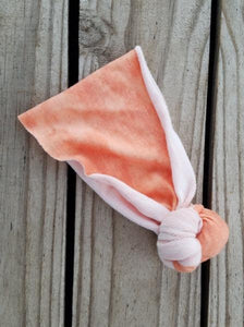 Orange Peach Tie Dyed Headband - Miss Thangz