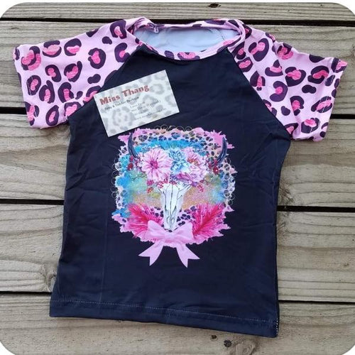 Pink Leopard Tee Shirt - Miss Thangz