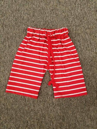 Red and white striped shorts - Miss Thangz