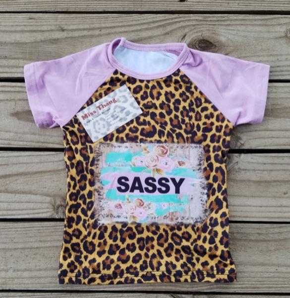 Sassy Leopard Toddler Shirt - Miss Thangz