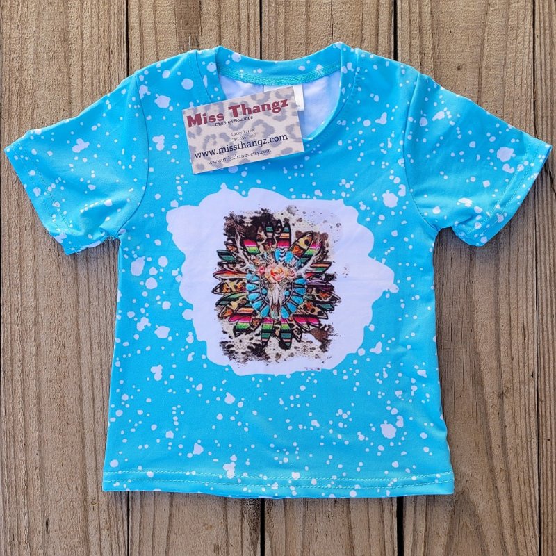 Serape Cow Print Tee - Miss Thangz