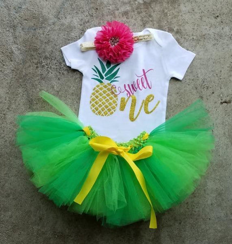 Sweet One Pineapple Birthday outfit - Miss Thangz
