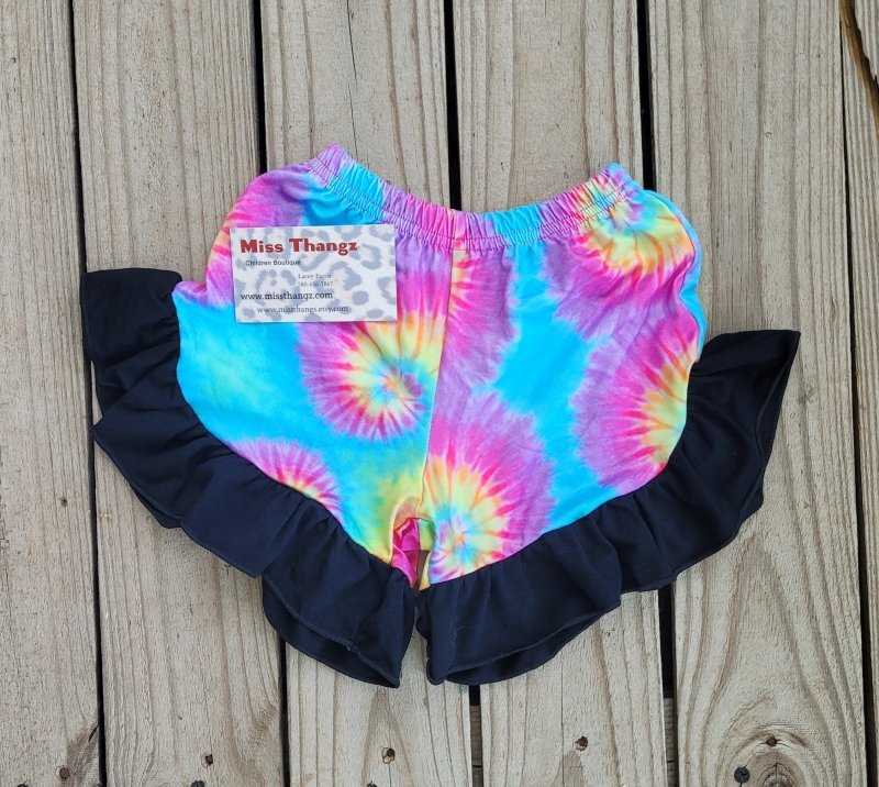Tie Dyed Shorts - Miss Thangz