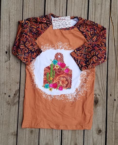 Tooled Ear Tag Toddler Shirt - Miss Thangz