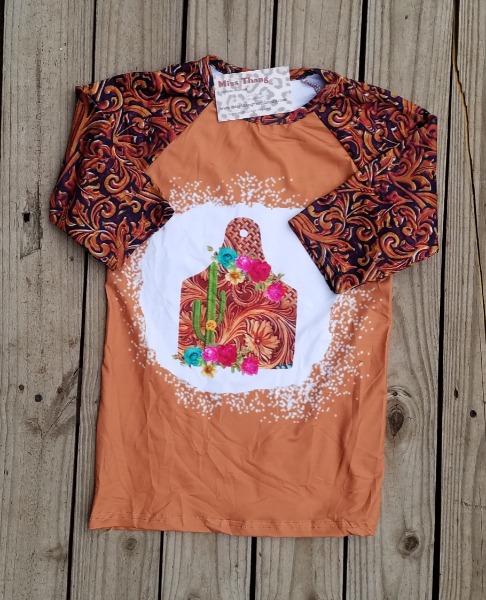 Tooled Ear Tag Toddler Shirt - Miss Thangz
