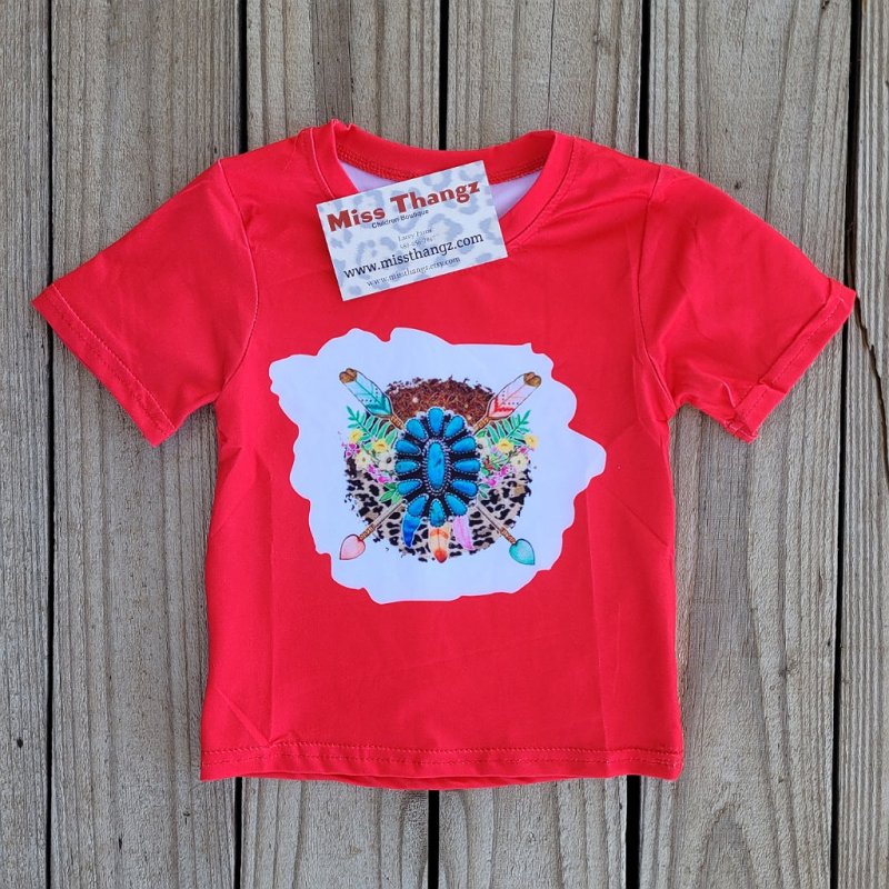Turquoise Stone Red - Miss Thangz