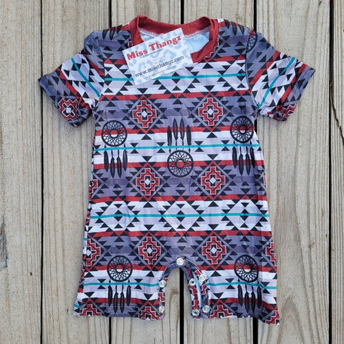 Western Boys Romper - Miss Thangz